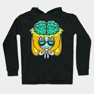 brain out cartoon Hoodie